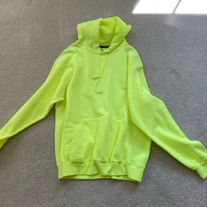 Neon Yellow Hoodie
